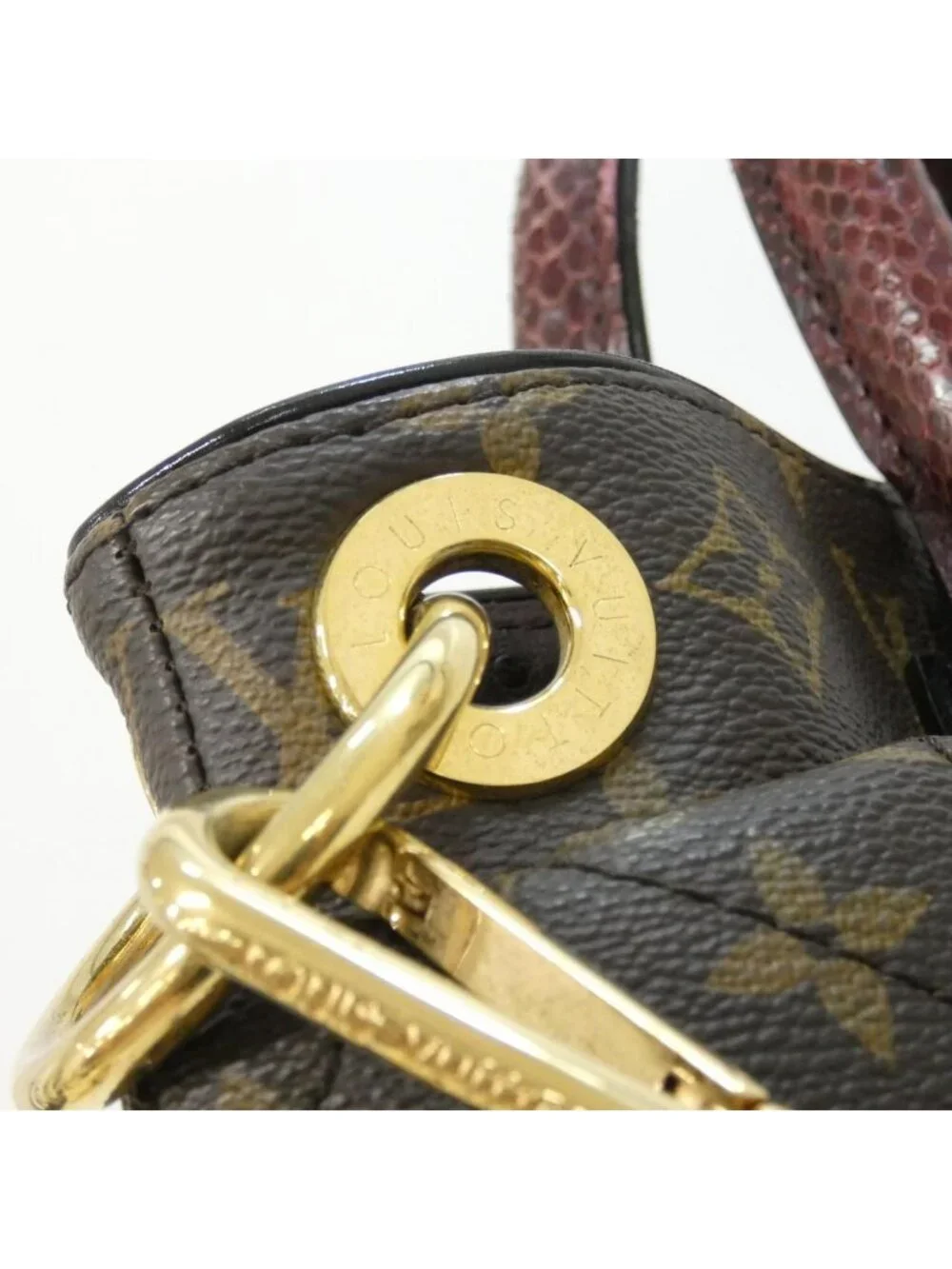 Louis Vuitton Vintage Monogram Exotic Tote MM